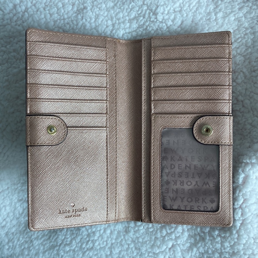Kate Spade Gold Wallet - Picture 8 of 12